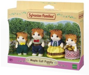 Figurka Epoch Sylvanian Families - Rodzina rudych kotków (5290) 1
