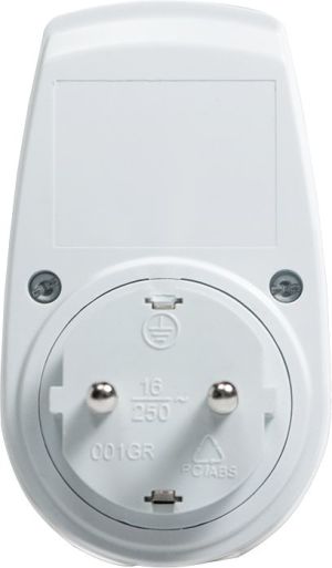 LogiLink Adapter gniazda zasilania z czujnikiem zmierzchu biały (PA0152) 2