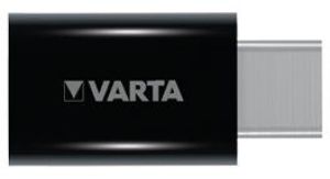 Adapter USB Varta USB-C - microUSB Czarny  (57945101401) 1