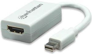 Adapter AV Manhattan DisplayPort Mini - HDMI biały (151399) 1