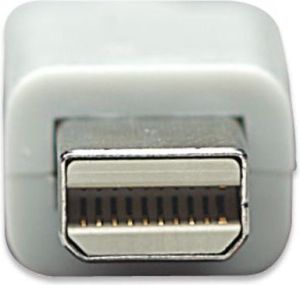 Adapter AV Manhattan DisplayPort Mini - HDMI biały (151399) 3