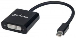 Adapter AV Manhattan DisplayPort Mini - DVI-I czarny (152549) 1