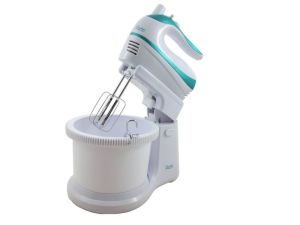 Mikser Zephyr Mikser kuchenny robot z misą obrotową 5 prędkości + funkcja turbo, 500W, 4 końcówki, niebieski (Z-1115-A) 10