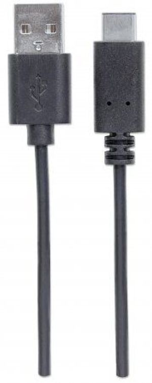 Kabel USB Manhattan USB-A - USB-C 3 m Czarny (354981) 4