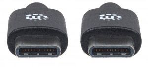 Kabel USB Manhattan USB-C - USB-C 3 m Czarny (354882) 3
