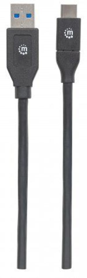 Kabel USB Manhattan USB-A - USB-C 2 m Czarny (354974) 4
