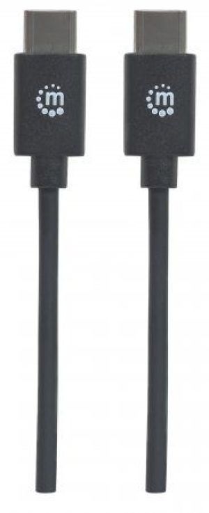Kabel USB Manhattan USB-C - USB-C 0.5 m Czarny (354868) 4