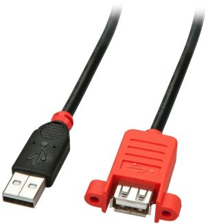 Kabel USB Lindy przedłużacz kabla USB do mocowania, 5m (42830) 1