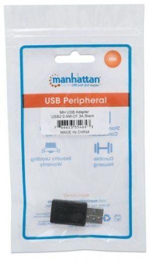 Adapter USB Manhattan USB-C - USB Czarny  (354653) 2