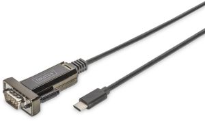 Kabel USB Digitus USB-C - 1 m Czarny (DA-70166) 1