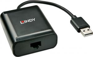 Adapter USB Lindy USB - USB Czarny  (42679) 1