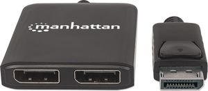 Manhattan Rozdzielacz AV Splitter DisplayPort 1x2 4K*30Hz MST Hub (207768) 2