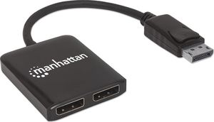 Manhattan Rozdzielacz AV Splitter DisplayPort 1x2 4K*30Hz MST Hub (207768) 3