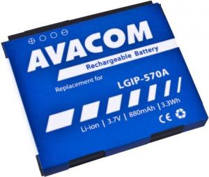 Bateria Avacom do telefonu komórkowego LG KP500 Li-Ion 3,7V 880mAh (GSLG-KP500-S880A) 1