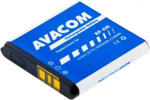 Bateria Avacom do telefonu komórkowego Nokia 6233, 9300, N73 Li-Ion 3,7V 1070mAh (GSNO-BP6M-S1070) 1