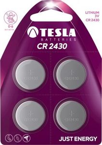 Tesla Bateria CR2430 270mAh 4 szt. 1