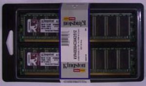 Pamięć serwerowa Kingston 2 x DDR 1024MB 400MHz CL3 (KVR400X64C3AK2/2G) 1