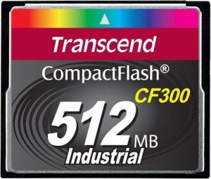 Karta Transcend CF300 Compact Flash 512 MB  (TS512MCF300) 1