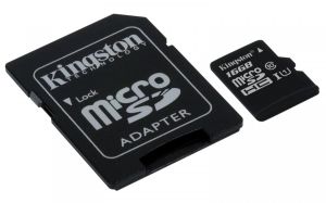 Karta Kingston Canvas Select MicroSDHC 16 GB Class 10 UHS-I/U1  (SDCS/16GB                      ) 3