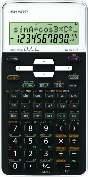 Kalkulator Sharp EL-W531TH biały (SH-ELW531THWH) 1