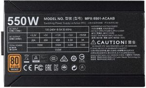 Zasilacz Cooler Master MasterWatt 550W (MPX-5501-ACAAB-EU) 8