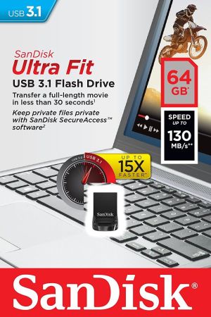 Pendrive SanDisk Ultra Fit, 64 GB  (SDCZ430-064G-G46) 5