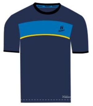 Huari T-shirt juniorski Lopez Kids T-shirt Medieval Blue / French Blue/ Cyber Yellow r. 134 1