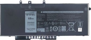 Bateria Dell 68Wh, 4 Cell, Lithium Ion (GD1JP) 1