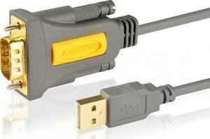 Kabel USB Kouwell USB-A - D-Sub (VGA) 1.5 m Szary (ADS-1PQ) 1
