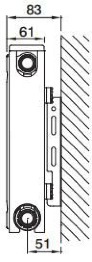 Caradon Grzejnik Compact C11 500 x 600mm 2
