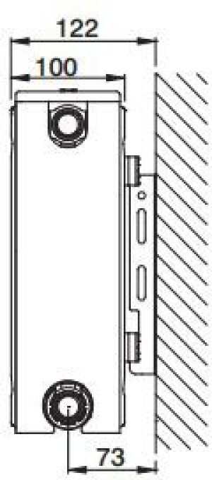 Caradon Grzejnik Compact C22 400 x 400mm 2