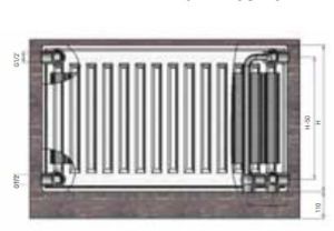 Caradon Grzejnik TT VK22 600 x 1000mm 3