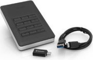 Dysk zewnętrzny HDD Verbatim Store 'n' Go Secure 1TB Czarno-srebrny (53401) 3