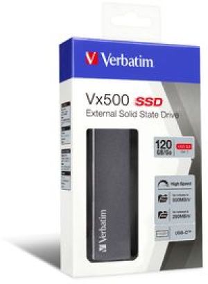 Dysk zewnętrzny SSD Verbatim Vx500 120GB Srebrny (47441) 4