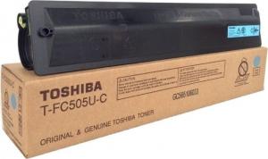 Toner Toshiba T-FC505E Cyan Oryginał  (6AJ00000135) 1