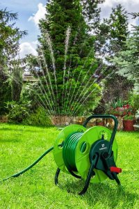 Verto Stojak do węża ogrodowego (15G790) 8