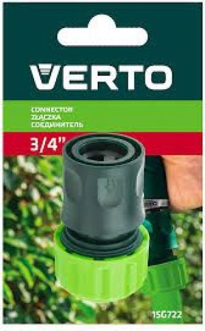 Verto Złączka przelotowa 3/4" jednomateriałowa (15G722) 2