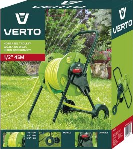 Verto Wózek do węża ogrodowego (15G791) 5