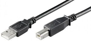 Kabel USB Goobay USB-A - USB-B 1 m Czarny (96185) 1