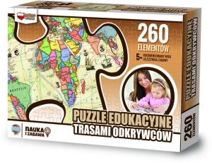 Zachem Puzzle 260el Trasami odkrywców edukacyjne (8047) 1