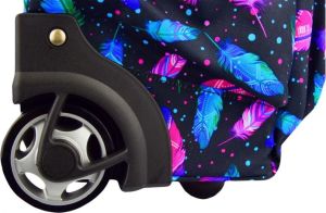 St. Majewski Plecak na kółkach Stright TB-01 Feathers (270726) 5