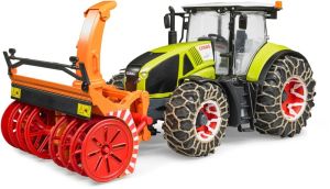 Bruder Professional Series Claas Axion 950 with snow chains and snow blower 1