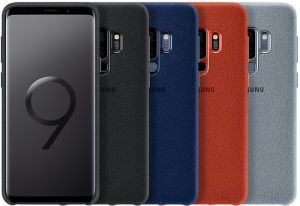 Samsung S9+ Alcantara Cover Blue EF-XG965ALEGWW 4