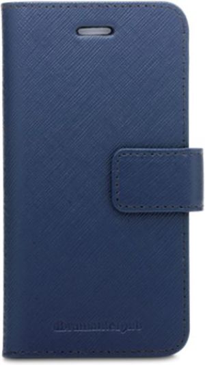 Etui skórzane New York do Apple iPhone 7 granatowe (NYI7MIBL5017) 2