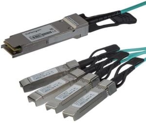 StarTech Kabel QSFP+ - 4x SFP+, 40Gbps, 3m (QSFP4X10GAO3) 1