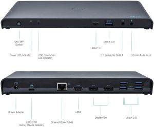 Stacja/replikator I-TEC Triple 4K Dock USB-C (CATRIPLE4KDOCKPD) 4