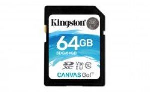 Karta Kingston Canvas Go! SDXC 64 GB Class 10 UHS-I/U3 V30 (SDG/64GB) 1