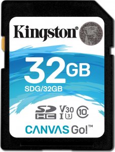Karta Kingston Canvas Go! SDHC 32 GB Class 10 UHS-I/U3 V30 (SDG/32GB) 1