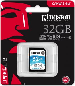 Karta Kingston Canvas Go! SDHC 32 GB Class 10 UHS-I/U3 V30 (SDG/32GB) 3