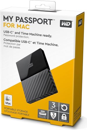Dysk zewnętrzny HDD WD My Passport for Mac 3TB Czarny (WDBP6A0030BBK-WESE) 8